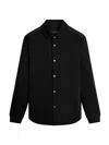 Bugatchi Men's Knit Shirt Jacket In Black
