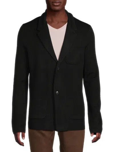 Bugatchi Men's Knit Sweater Blazer In Caviar