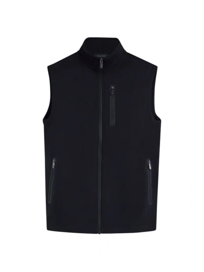 Bugatchi Men's Knit Zip-front Vest In Navy