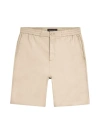 Bugatchi Men's Linen & Cotton-blend Elasticized Shorts In Beige