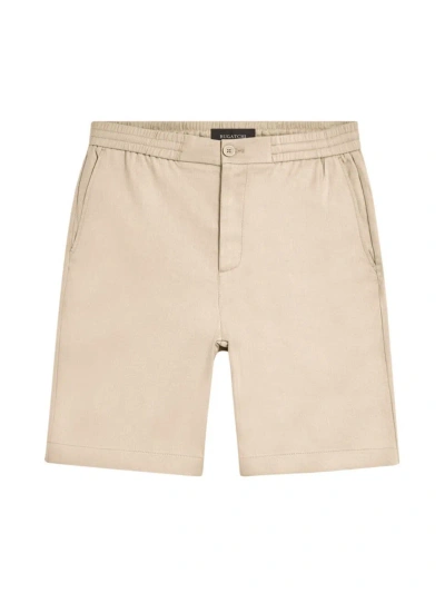 Bugatchi Men's Linen & Cotton-blend Elasticized Shorts In Beige
