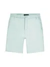 Bugatchi Men's Linen & Cotton-blend Elasticized Shorts In Seafoam
