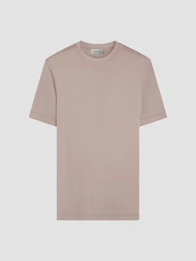 Bugatchi Men's Mercerized Cotton Crewneck T-shirt In Neutral