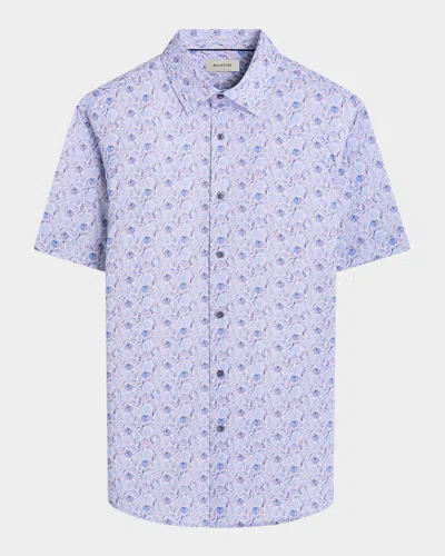 Bugatchi Men's Miles Ooohcotton Palm Short-sleeve Shirt