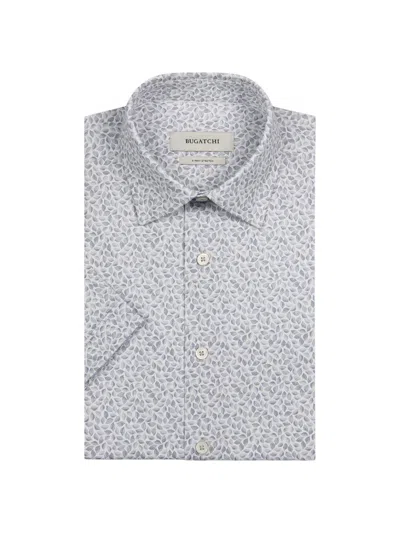 Bugatchi Men's Miles Ooohcotton Short-sleeve Shirt In Blue