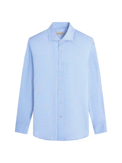 Bugatchi Men's Ooohcotton Devon Button-front Shirt In Blue