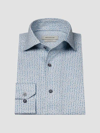 Bugatchi Men's Ooohcotton Devon Long-sleeve Shirt In Blue