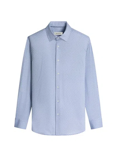 Bugatchi Men's Ooohcotton James Button-front Shirt In Blue