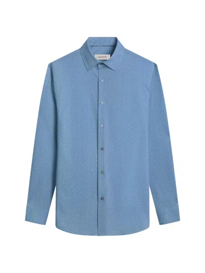 Bugatchi Men's Ooohcotton James Button-front Shirt In Blue