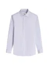Bugatchi Men's Ooohcotton James Button-front Shirt In Blue