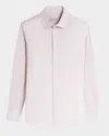 Bugatchi Men's Ooohcotton James Micro-stripe Sport Shirt In Stone