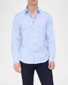 Bugatchi Men's Ooohcotton James Sport Shirt In Air Blue