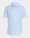 Bugatchi Men's Ooohcotton Miles Sport Shirt In Ice