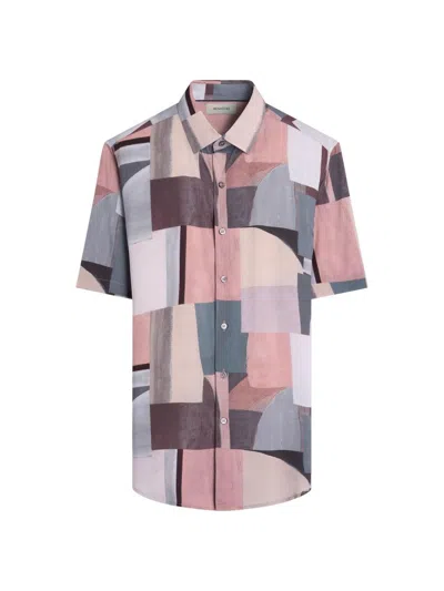 Bugatchi Men's Orson Abstract-print Button-front Shirt In Multi