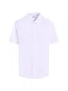 Bugatchi Men's Orson Woven Cotton Shaped Button-front Shirt In Neutral
