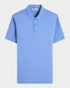 Bugatchi Men's Ottoman Short-sleeve Polo Shirt In Classic Bl