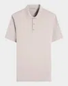 Bugatchi Men's Ottoman Short-sleeve Polo Shirt In Sand