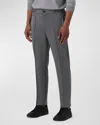 BUGATCHI MEN'S PINTUCK KNIT JOGGER PANTS