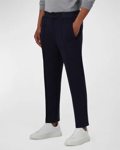 Bugatchi Men's Pintuck Knit Jogger Trousers In Navy