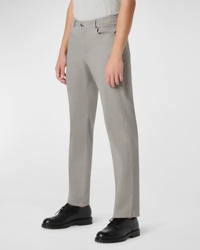 Bugatchi Men's Printed 5-pocket Trousers In Cement