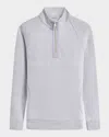 Bugatchi Men's Quarter-zip Sweater In Cement