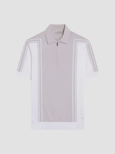 Bugatchi Men's Quarter-zip Polo Sweater In Gray