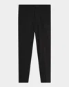 Bugatchi Regular Fit Stretch Wool Pants In Black