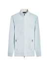 Bugatchi Reversible Knit Jacket In Chalk