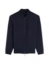 Bugatchi Men's Soft Touch Bomber Jacket In Blue
