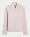 Bugatchi Men's Soft Touch Knit Full-zip Bomber Jacket