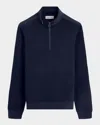 Bugatchi Soft Touch Quarter Zip In Navy