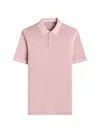 Bugatchi Men's Solid Cotton Polo Shirt In Pink