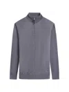 Bugatchi Men's Spencer Wool Half-zip Sweater In Anthracite