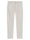 Bugatchi Men's Stretch Cotton-blend Straight-leg Chino Pants In Cement