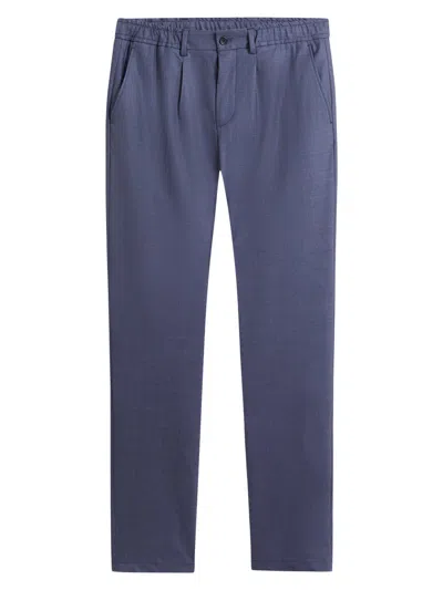 Bugatchi Men's Stretch Wool Travel Pants In Blue