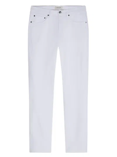 BUGATCHI MEN'S STRETCH-COTTON STRAIGHT-LEG JEANS