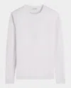 Bugatchi Men's Textured Long-sleeve Crewneck Sweater In Chalk
