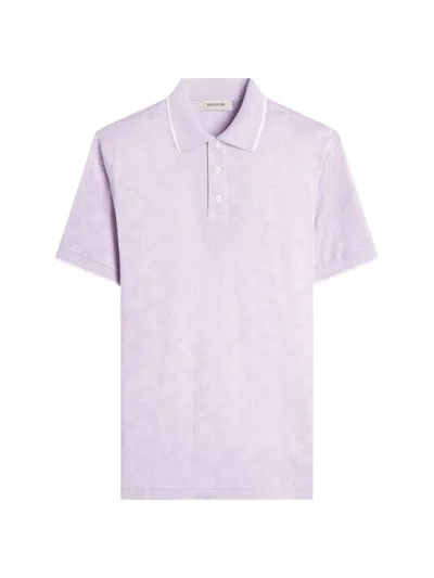 Bugatchi Men's Three-button Polo Shirt In Purple