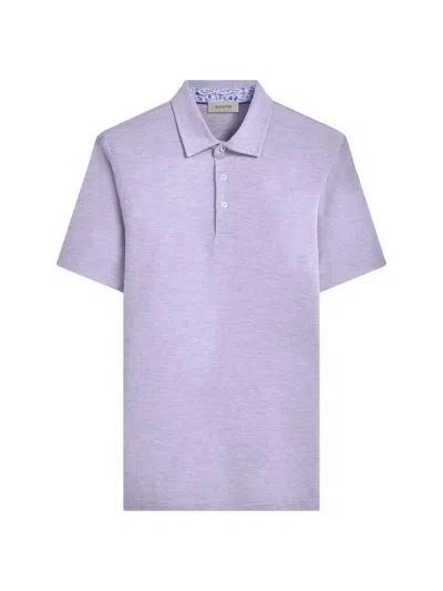 Bugatchi Men's Three-button Polo Shirt In Purple