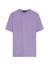 Bugatchi Men's Uv50 Crewneck T-shirt In Lilac