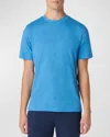 Bugatchi Crewneck Performance T-shirt In Ocean