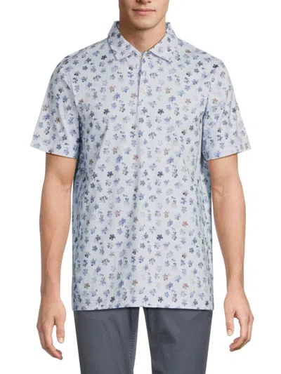 Bugatchi Men's Victor Printed Polo Shirt In Lavender