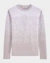 Bugatchi Men's Wool Degrade Crewneck Sweater In Chalk