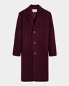 Bugatchi Wool Blend Coat In Navy