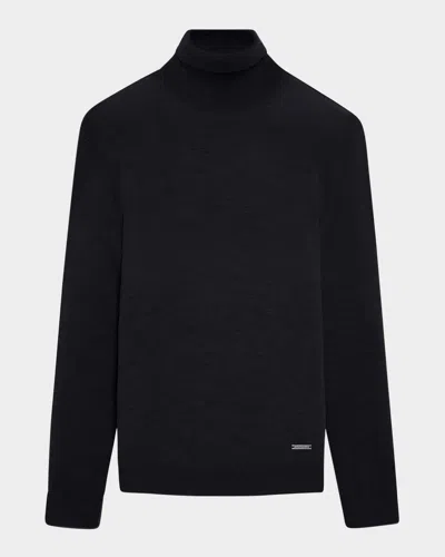 Bugatchi Men's Wool Turtleneck Sweater In Black