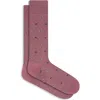Bugatchi Mercerized Cotton Blend Dress Socks In Pink