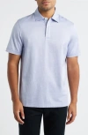 Bugatchi Mercerized Cotton Polo In Brown