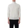 Bugatchi Merino Wool Turtleneck In Chalk