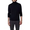 Bugatchi Merino Wool Turtleneck In Navy