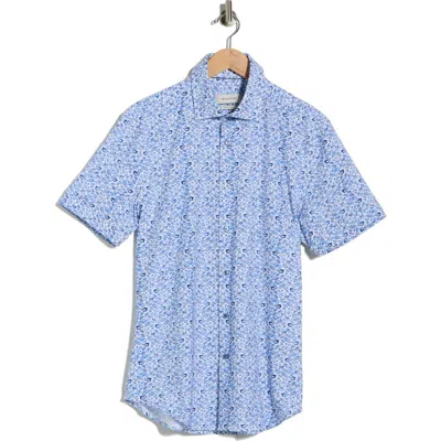 Bugatchi Miles Ooohcotton® Classic Blue Button-up Shirt